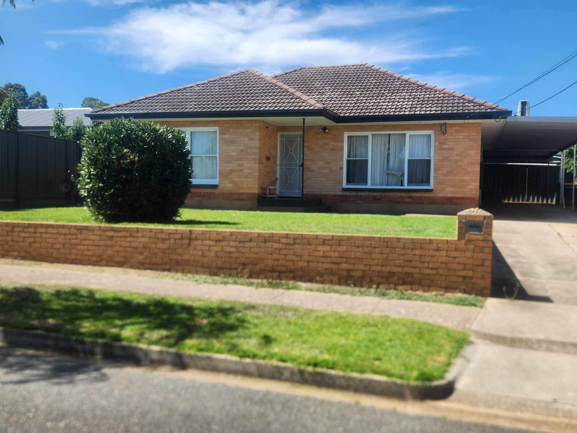 Freshly maintained lawn and garden